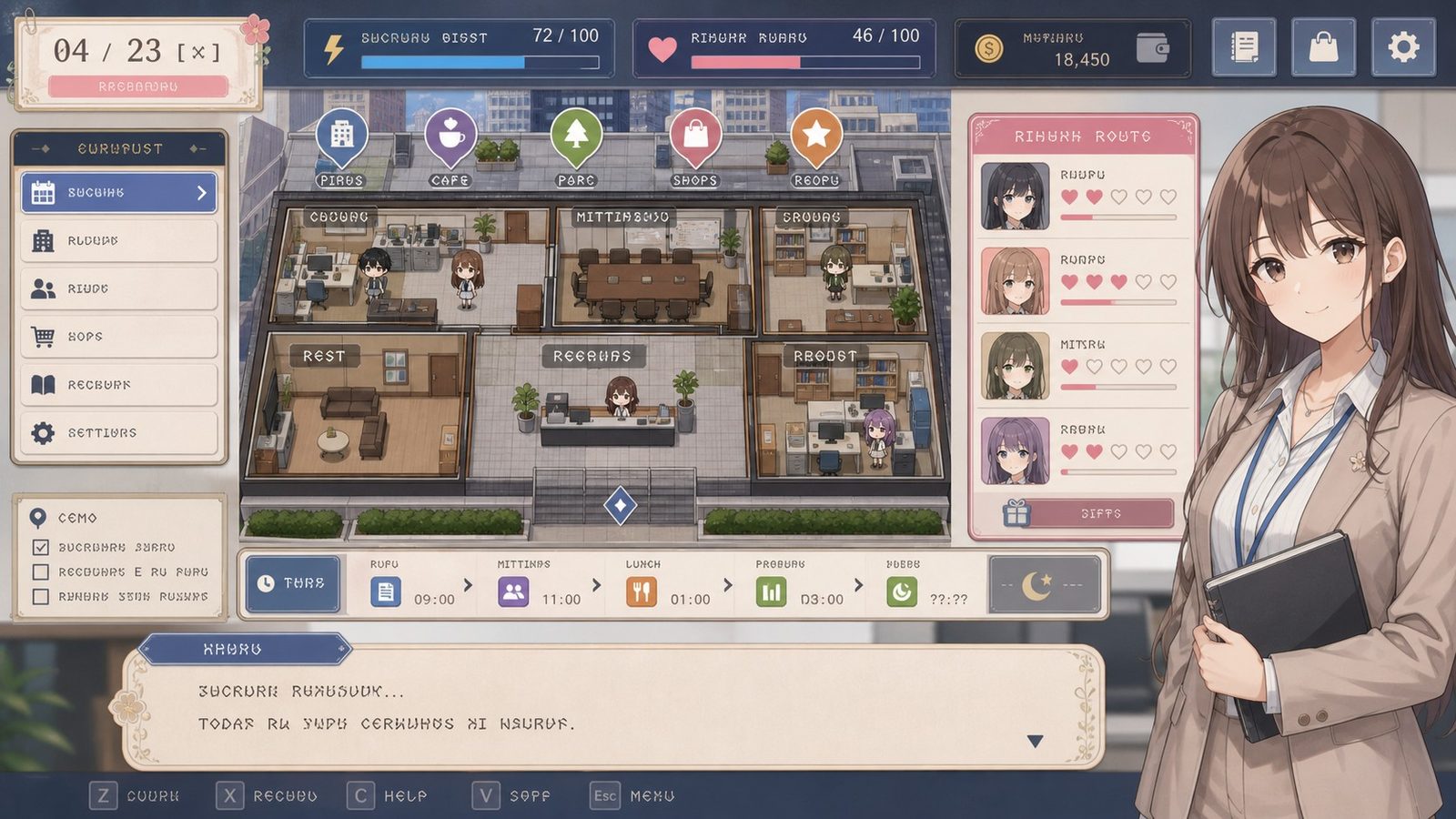 职场女友带回家v1 办公室路线 预览图 6